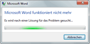 Office 2013 Programm Sturzt Ab Wenn Man Ein Neues Dokument Offnet