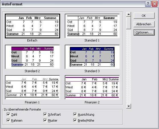 AutoFormate Katalog