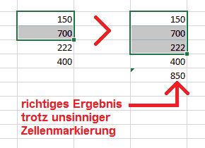 Beispiel 2: Summenfunktion