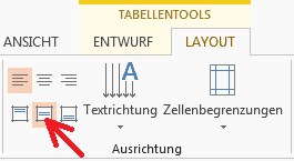 Abbildung: vertikale Textausrichtung